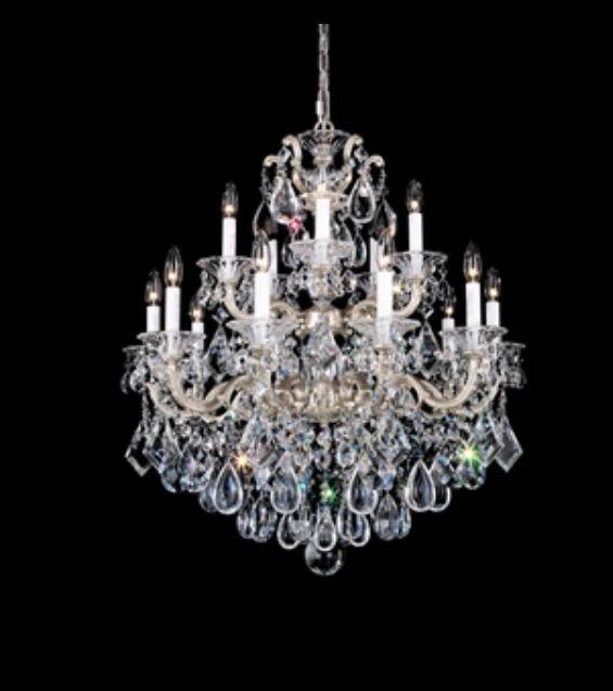 La Scala 15 - Light Glass Classic / Traditional Chandelier
