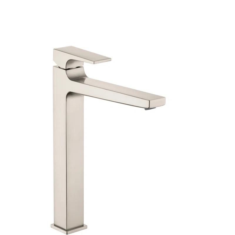 Metropol Brushed Nickel Modern Single-Hole Faucet with Lever Handle