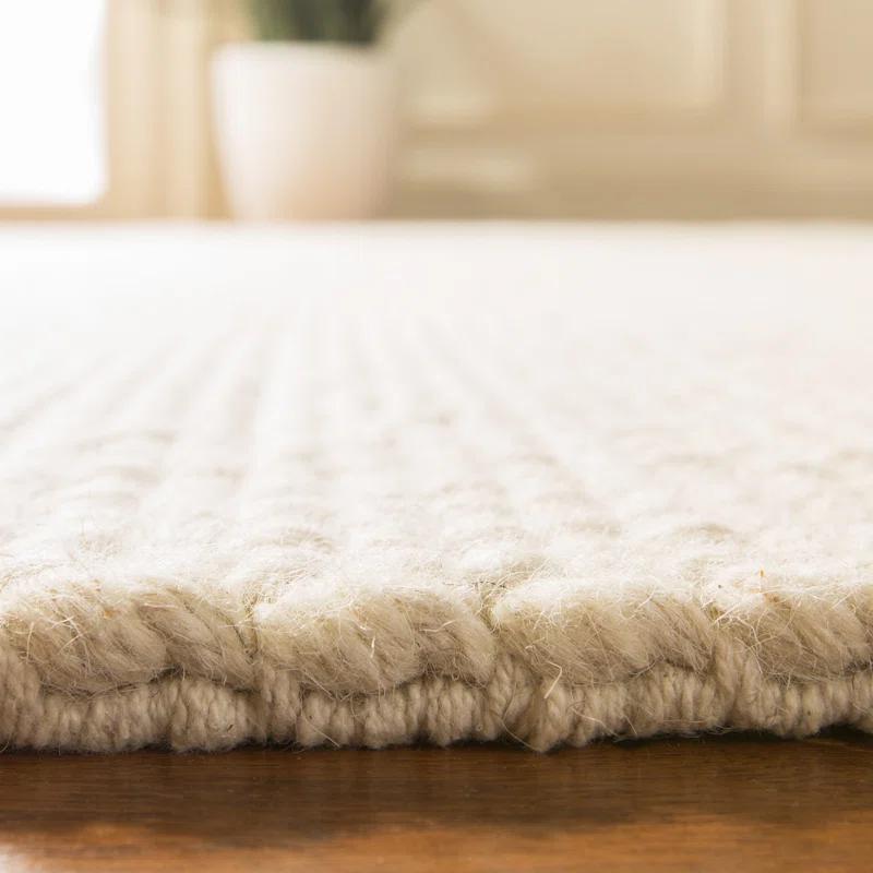 Handmade Tufted Wool Stripe Rectangular 6' x 9' Rug