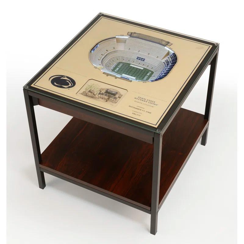 Penn State Nittany Lions 3D Stadium Art LED End Table