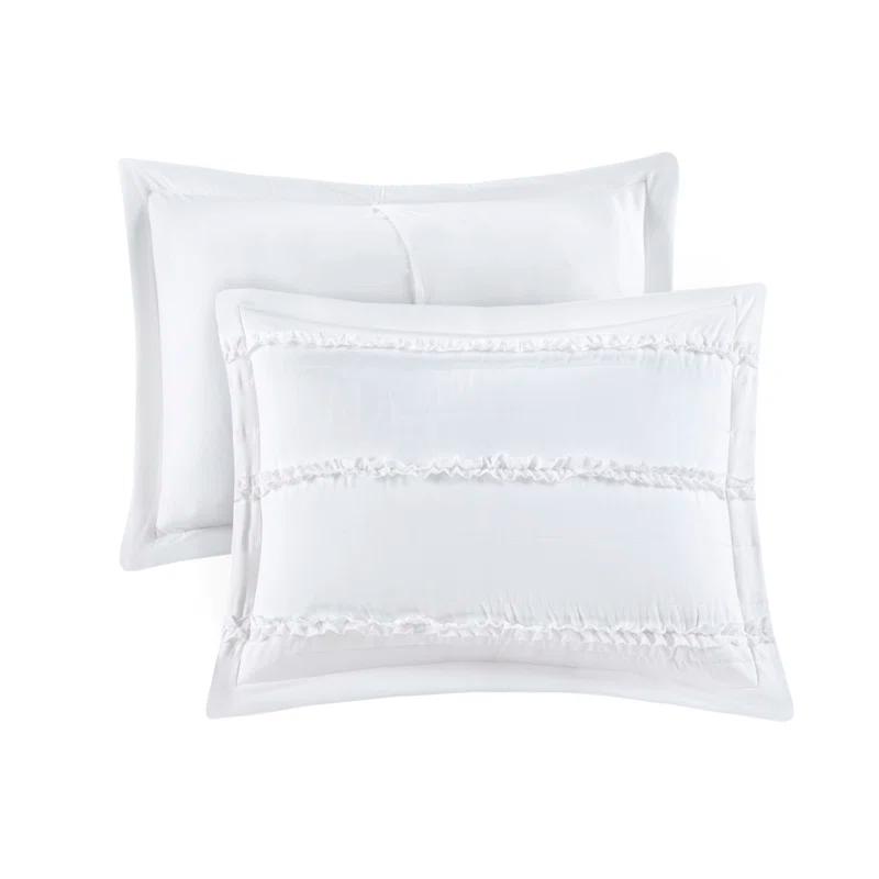 Madison Park Celeste 5 Piece Microfiber Ruffled Comforter Set