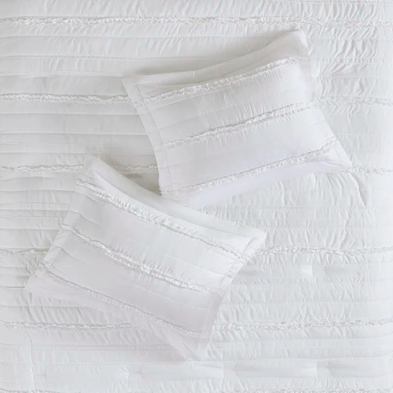 Celeste 5 Piece Microfiber Ruffled Comforter Set