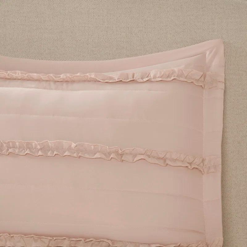 Celeste 5 Piece Microfiber Ruffled Comforter Set