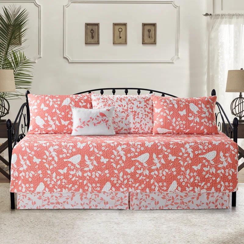 Home Soft Things Birdsong Floral Daybed Cover Set