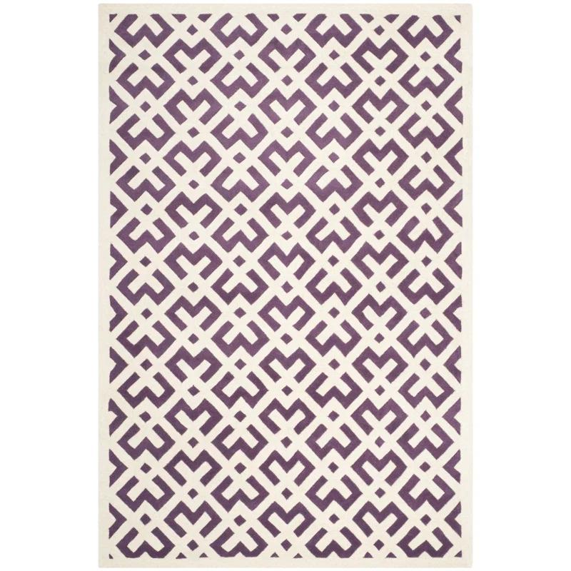 Safavieh Chatham Hand Tufted Wool Geometric Rug | Wayfair