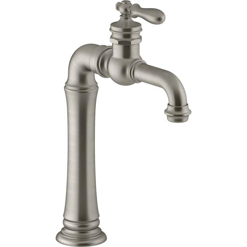 Artifacts Gentleman's Single Hole Bathroom Faucet with Drain Assemby