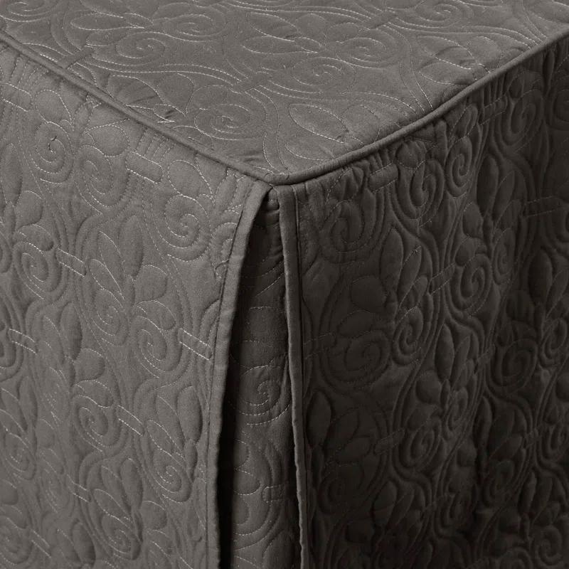 Madison Park Quebec 3 Piece Split Corner Pleated Quilted Bedspread