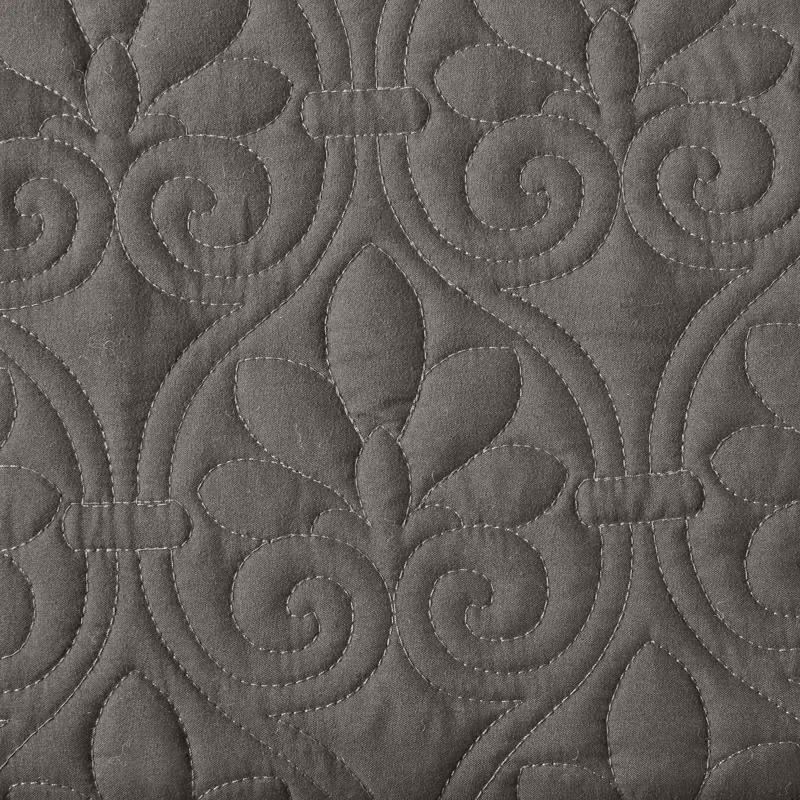 Madison Park Quebec 3 Piece Split Corner Pleated Quilted Bedspread
