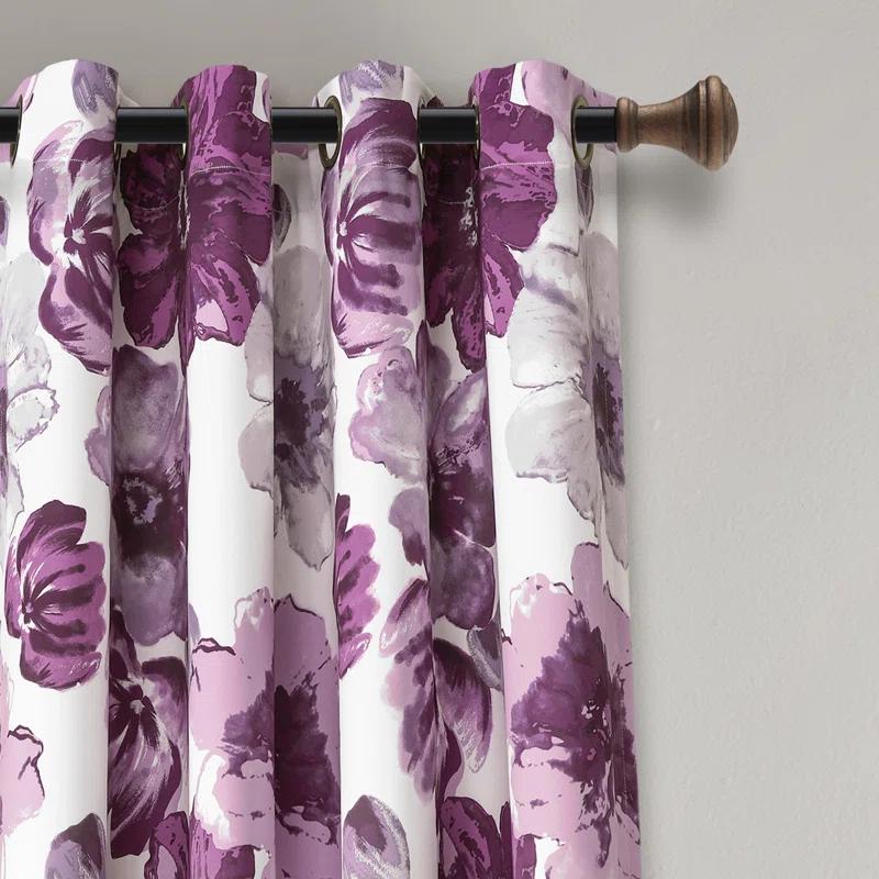 Torre & Tagus Leah Polyester Room Darkening Curtain Pair (Set of 2)