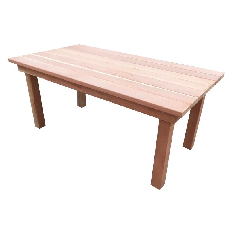 Millwood Pines Creedmoor Solid Wood Dining Table