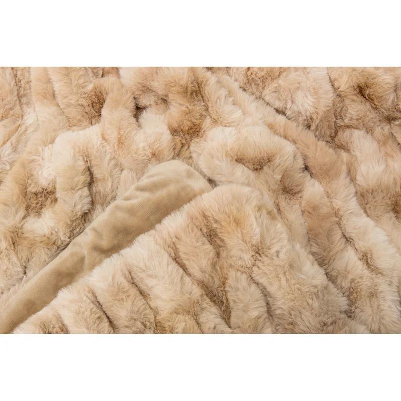 Chanasya Faux Fur Throw
