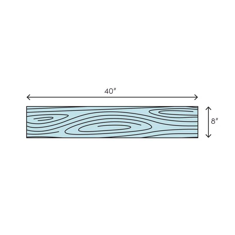 Belmond 8" x 40" Matte Ceramic Wood Look Floor & Wall Tile