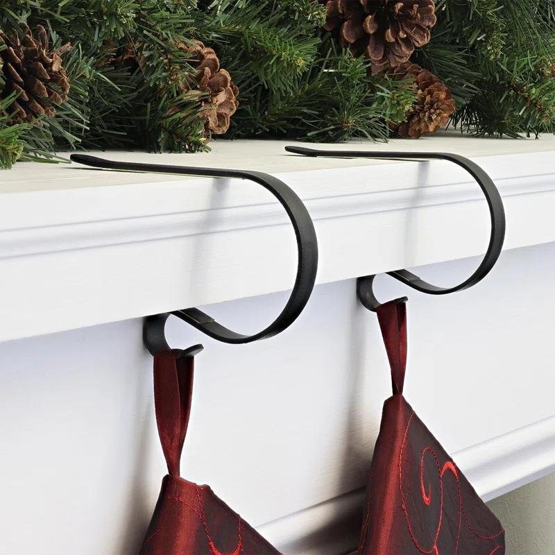 Haute Decor Mantleclip Stocking Holder (Set of 2)