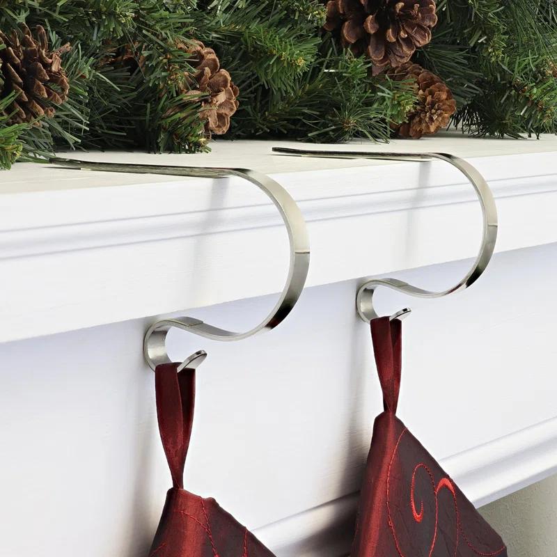 Haute Decor Mantleclip Stocking Holder (Set of 2)