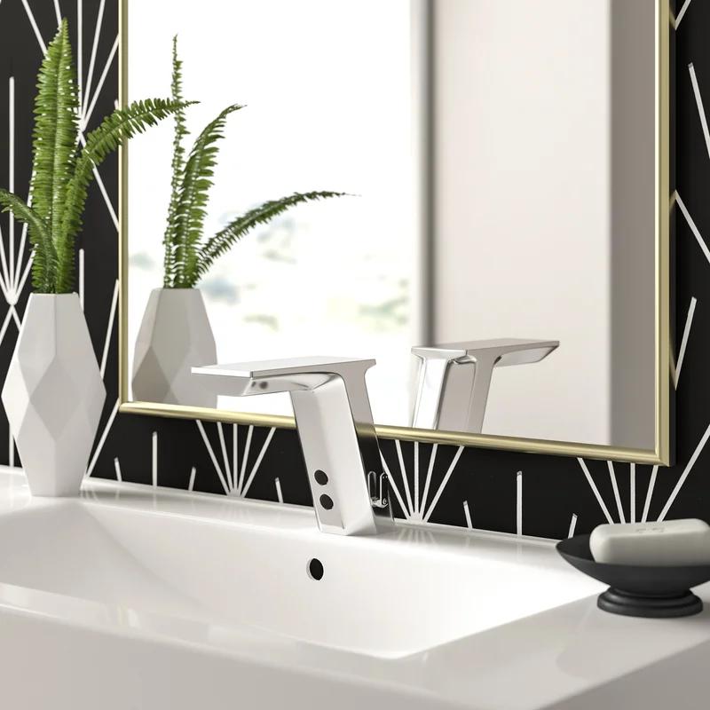 Polished Chrome Touchless Single-Hole Bathroom Faucet