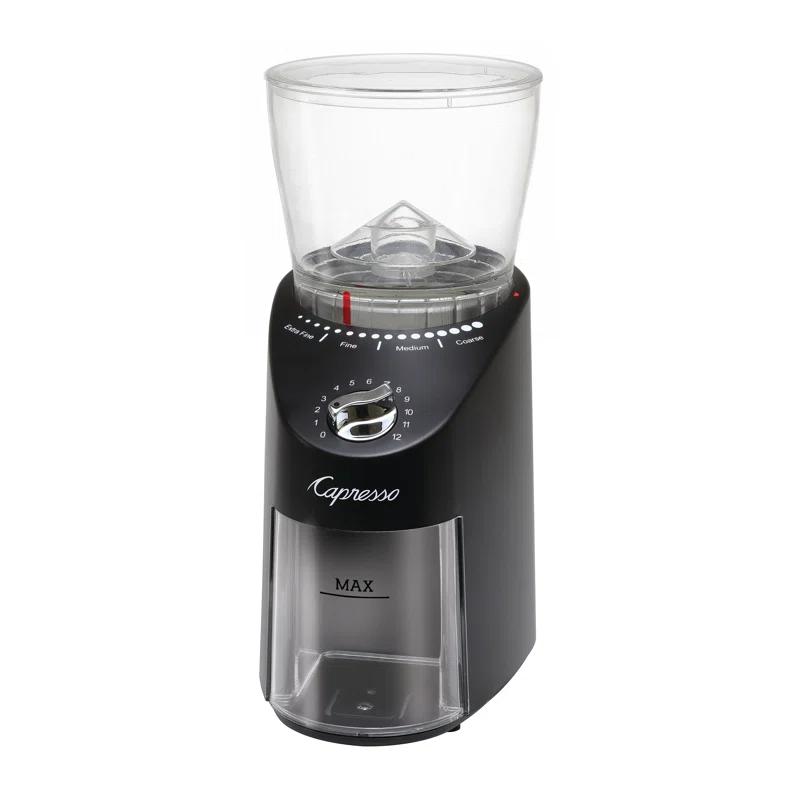 Capresso ® Infinity Plus Black Conical Burr Grinder
