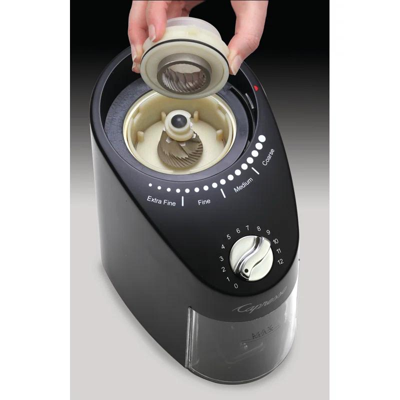 Capresso ® Infinity Plus Black Conical Burr Grinder