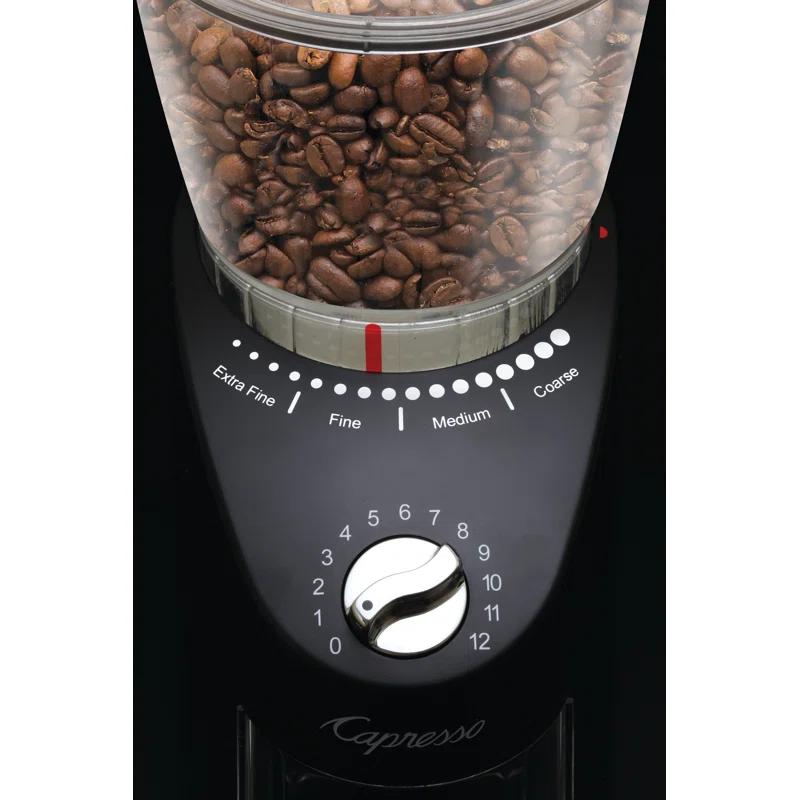 Capresso ® Infinity Plus Black Conical Burr Grinder