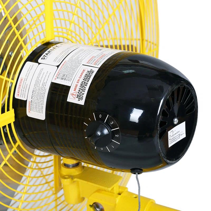 Stanley High-Velocity 24" Wall Mounted Fan