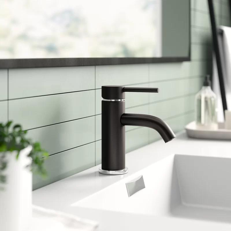 Concord Sleek Oil Rubbed Bronze Single-Handle Bathroom Faucet