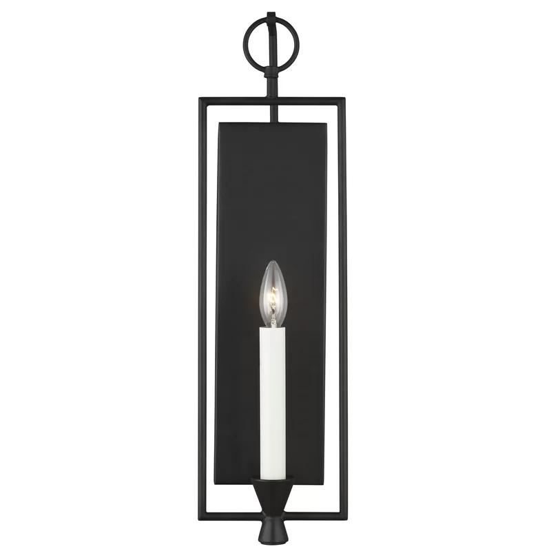 Keystone Aged Iron 1-Light Wall Sconce with Rustic Charm