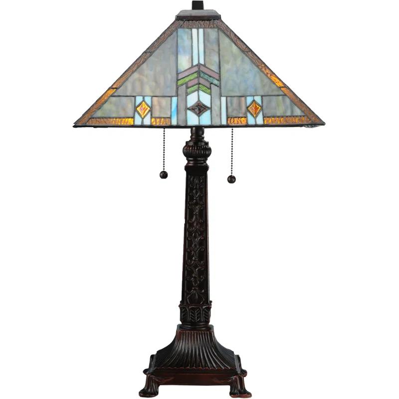 Meyda Tiffany - 138772 - Two Light Table Lamp - Prairie Wheat - Mahogany Bronze
