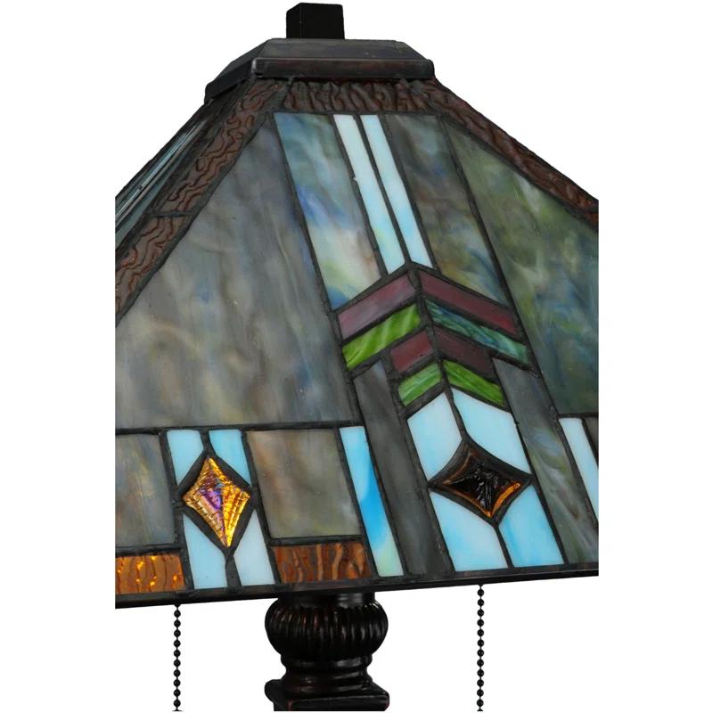 Meyda Tiffany - 138772 - Two Light Table Lamp - Prairie Wheat - Mahogany Bronze