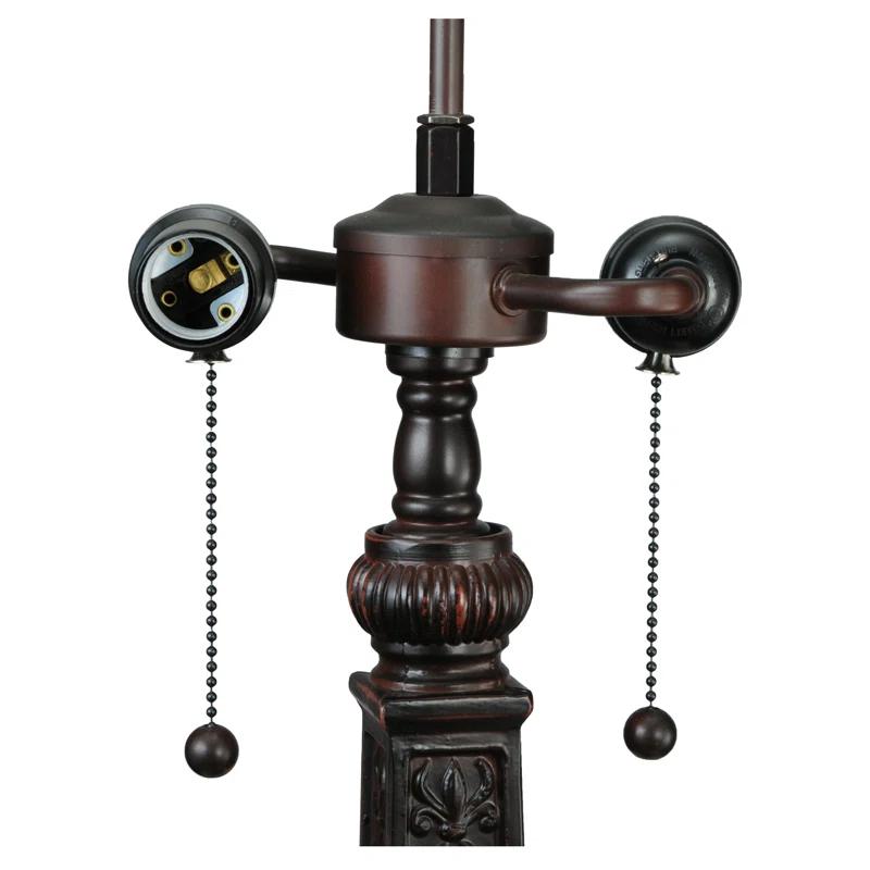 Meyda Tiffany - 138772 - Two Light Table Lamp - Prairie Wheat - Mahogany Bronze