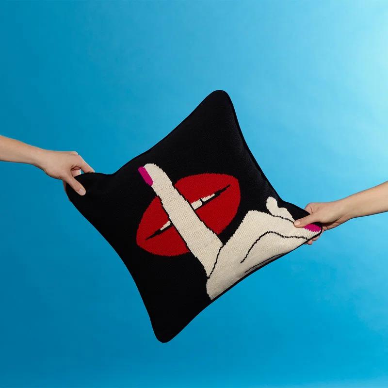 Jonathan Adler Lips NDLPT Pillow - Hush