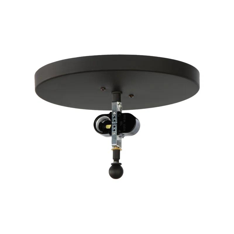 Rustic Lodge Mica Flush Mount