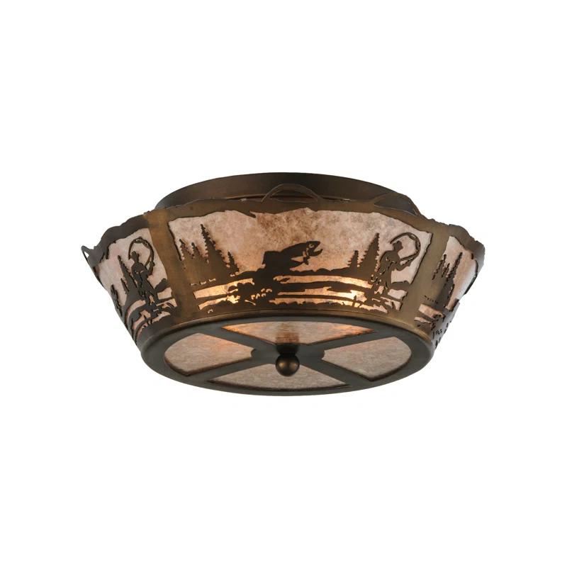 Mica Semi Flush Mount