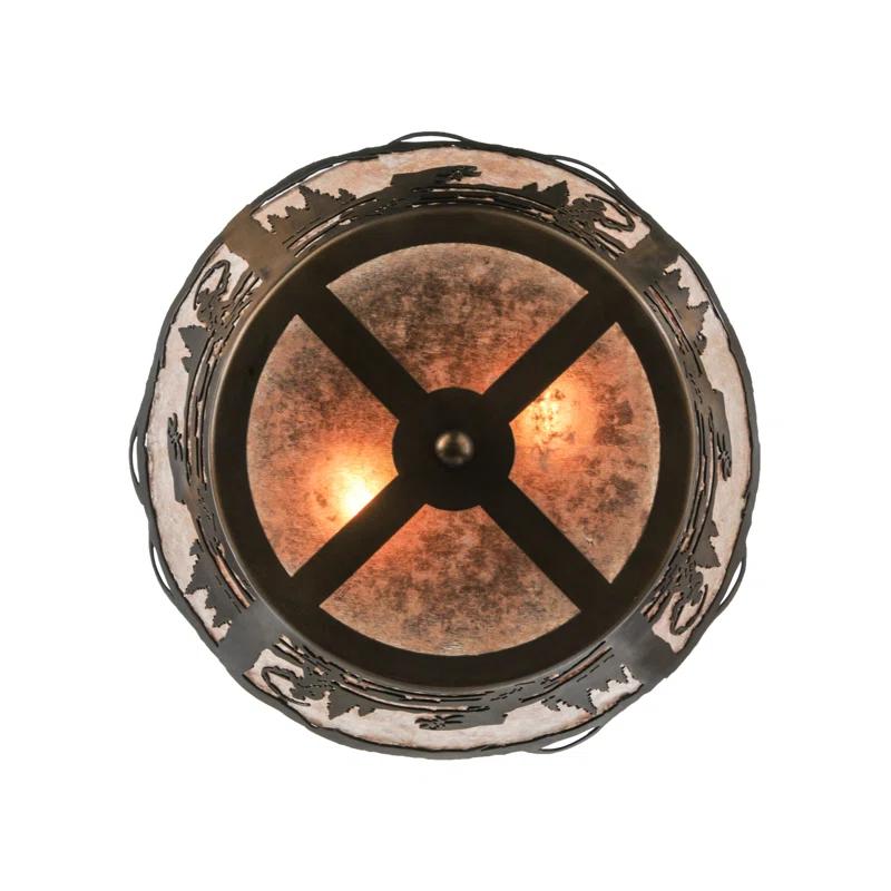 Mica Semi Flush Mount