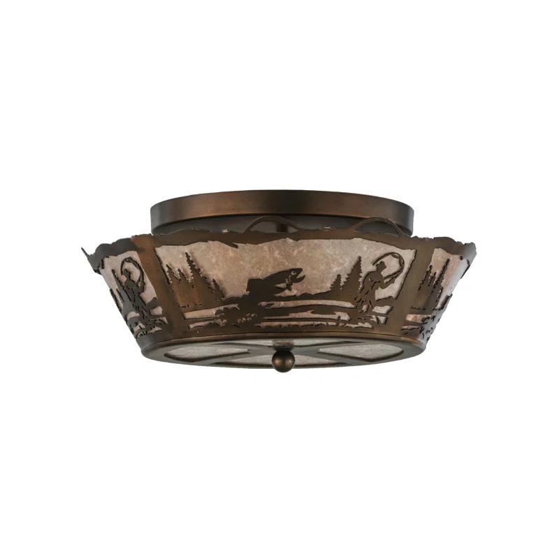 Mica Semi Flush Mount