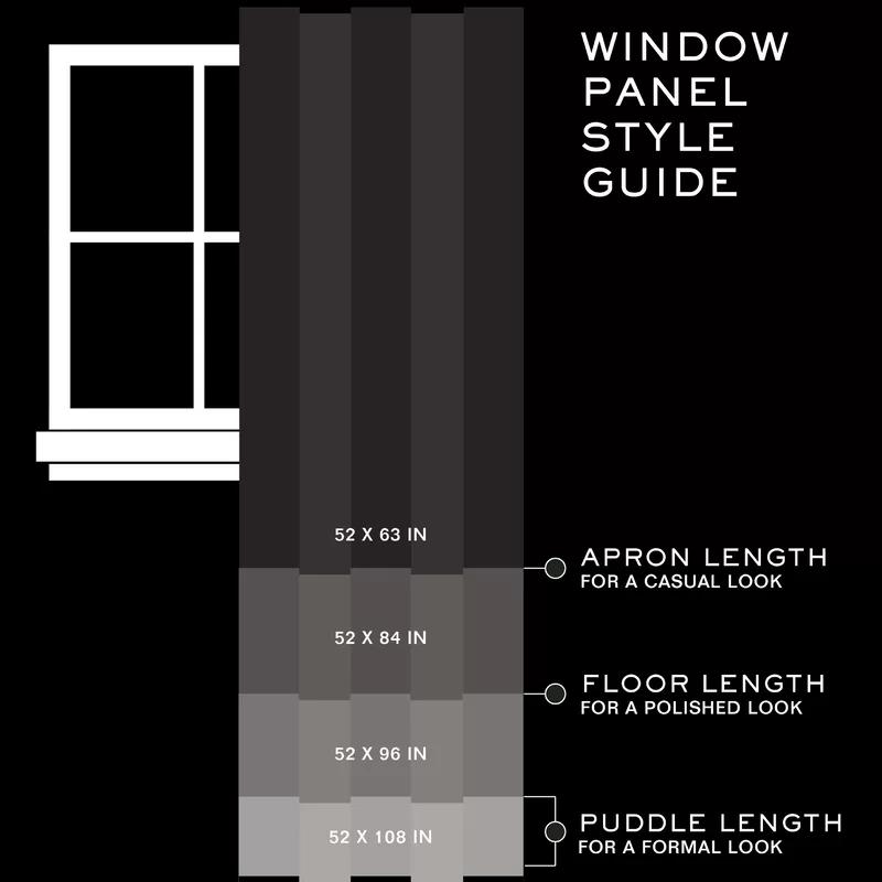 Lauren Ralph Lauren Waller 100% Cotton Blackout Curtain