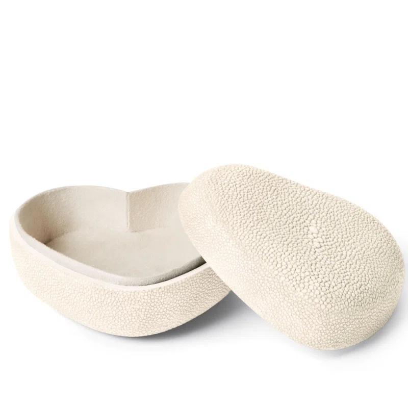 AERIN Faux Leather Decorative Box