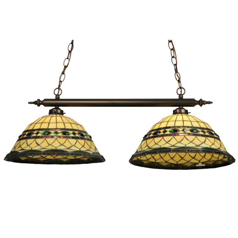 2 - Light Mahogany Bronze Kitchen Island Pendant