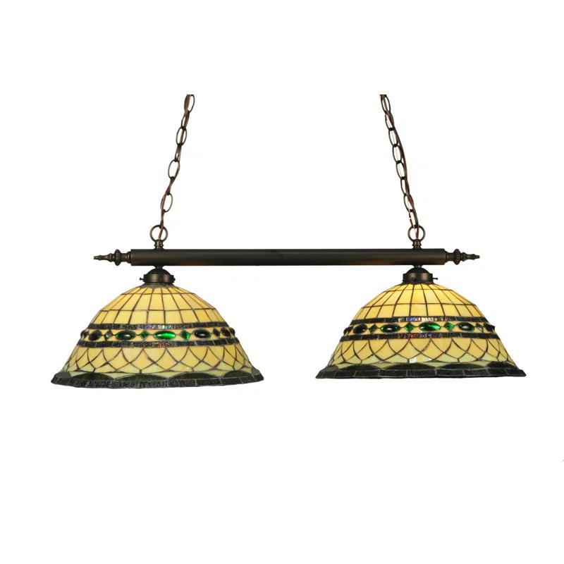 2 - Light Mahogany Bronze Kitchen Island Pendant