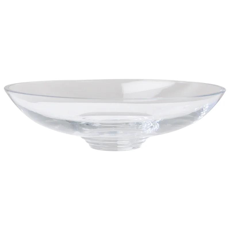 Global Views 12'' Round Glass Coupe Bowl