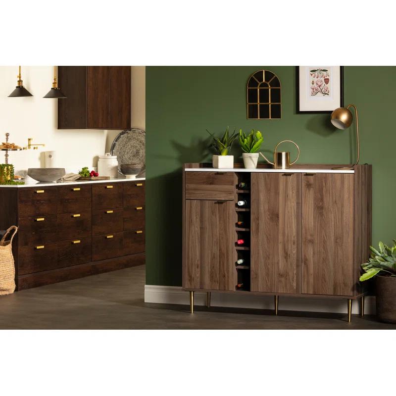South Shore Hype Buffet with Wine Storage