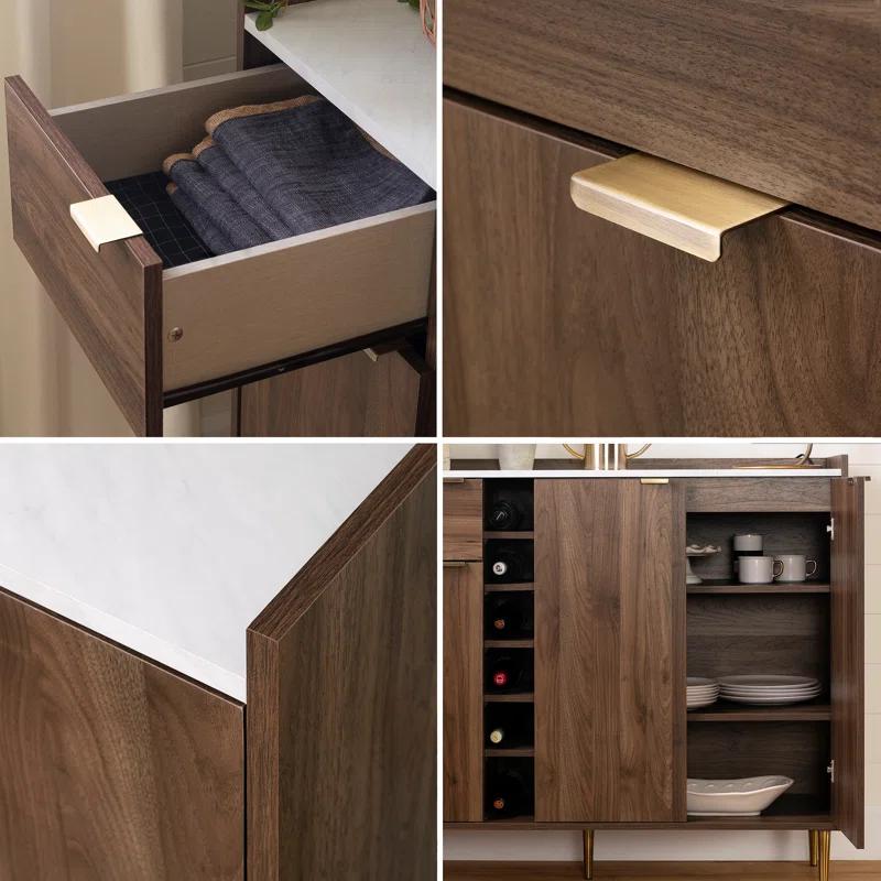 South Shore Hype Buffet with Wine Storage