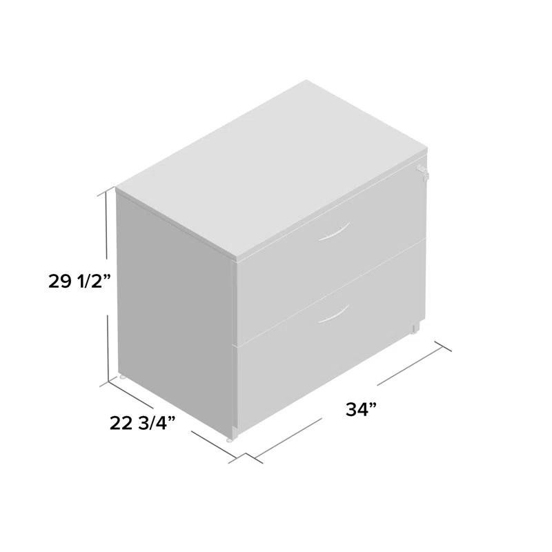 Alera® Alera 34'' Wide 2 -Drawer File Cabinet