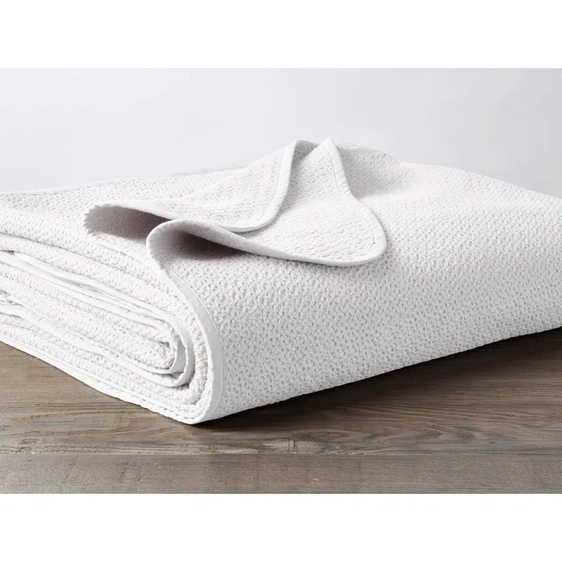 Coyuchi Honeycomb Hand Woven Throw Blanket