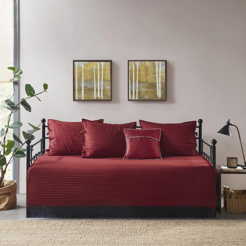 Madison Park Ridge 3 Piece Reversible Plaid Daybed Cover Set