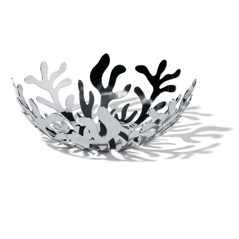 Alessi Mediterraneo Fruit Holder Stainless Steel / Cm 25 || Inch 9¾"