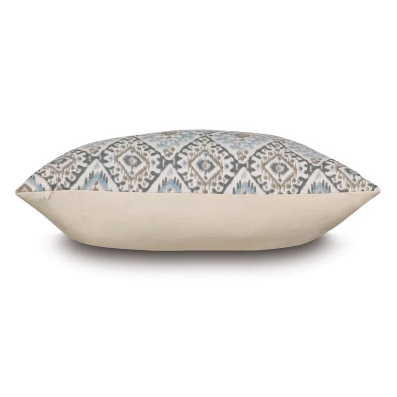 Ikat Cotton Throw Pillow