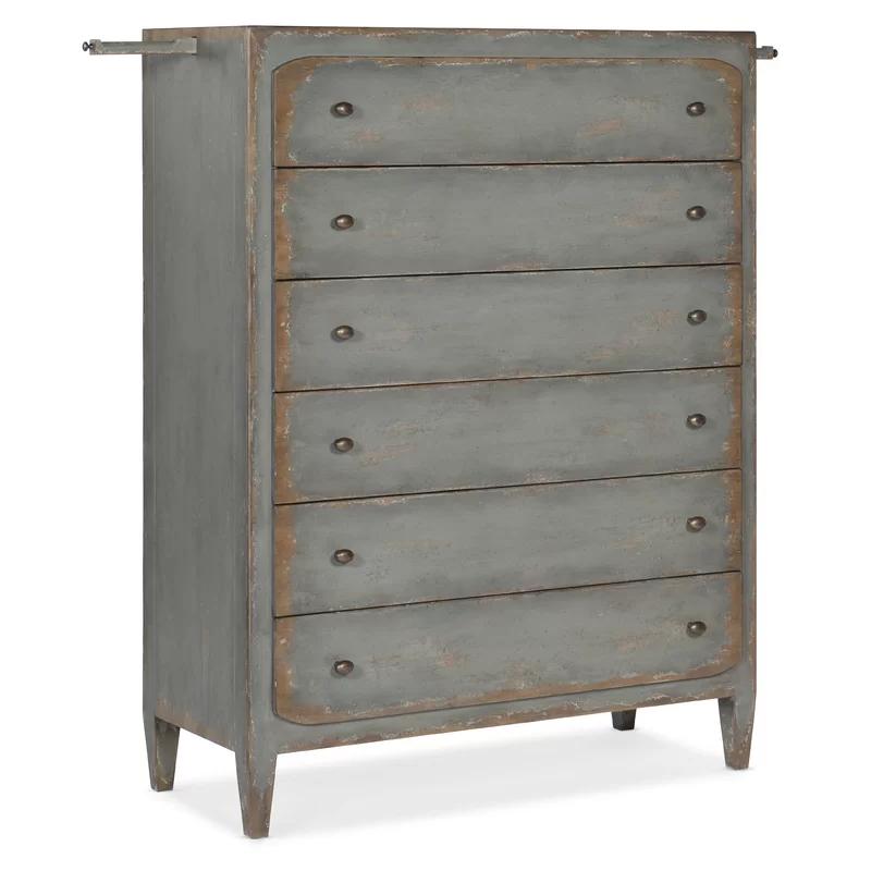 Blatchford Rustic 6-Drawer Heirloom Tall Dresser