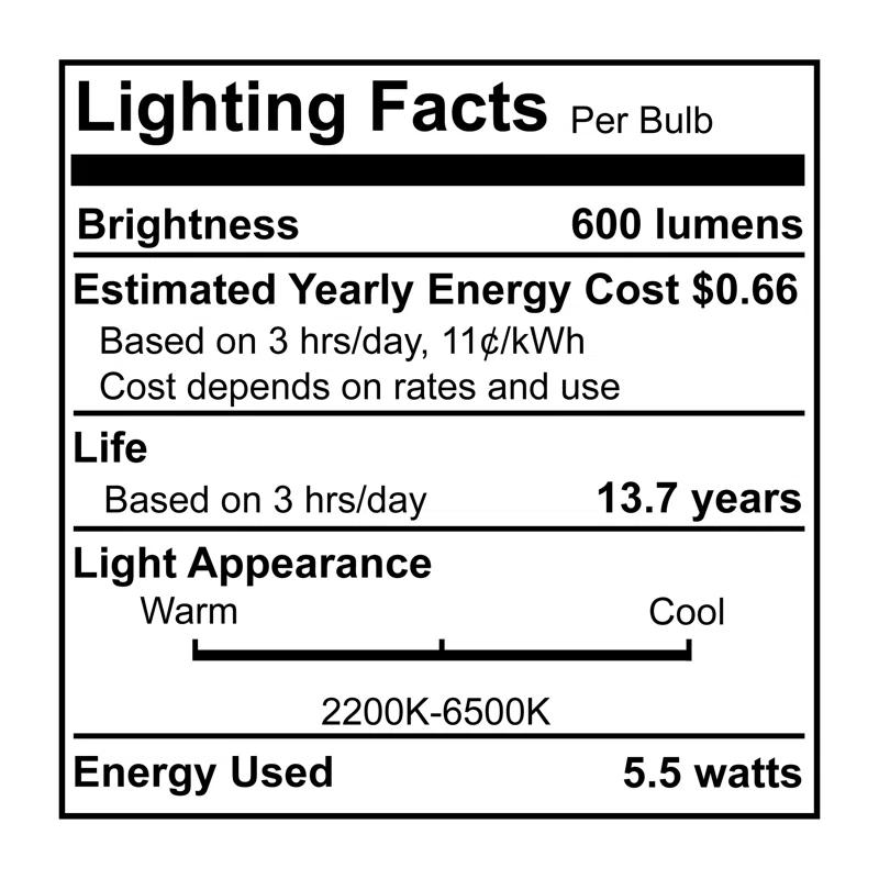 Solana A19 WiFi Connected Edison Filament LED Smart Light Bulb, Single-A19