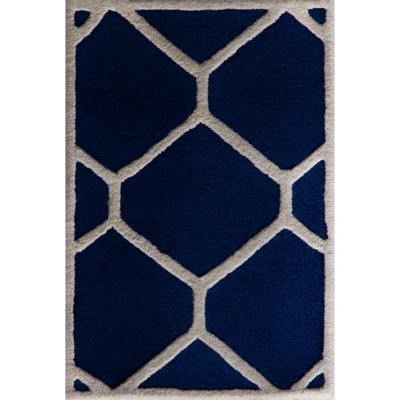 Safavieh Cambridge Hand Tufted Wool Geometric Rug | Wayfair