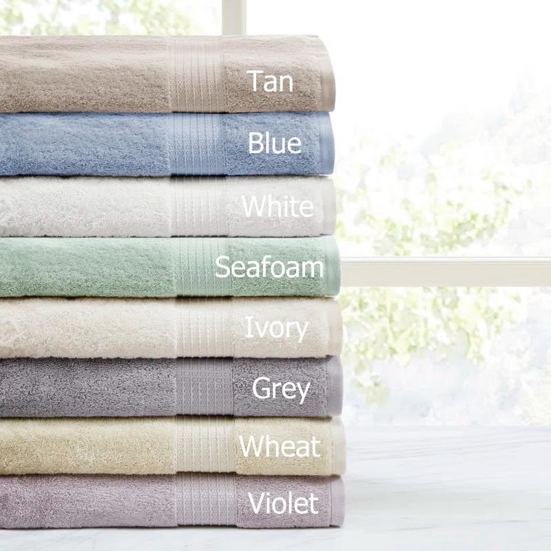 Kazimira Organic 100% Cotton 6 Piece Towel Set