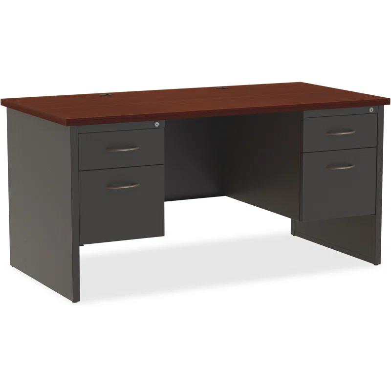 Lorell Fortress Metal Base Executive Desk